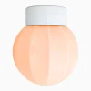 Lampa Deco rak pastellrosa/vit IP20
