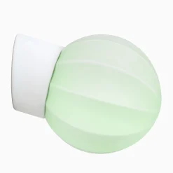 Lampa Deco sned pastellgrön/vit IP54