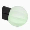Lampa Deco sned pastellgrön/svart IP54