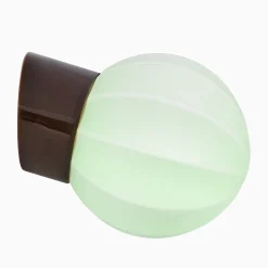 Lampa Deco sned pastellgrön/brun IP54