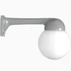 Lampa Funkis 1950 Grå Rak Klot