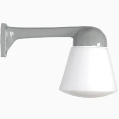 Lampa Funkis 1950 Grå Rak Kon