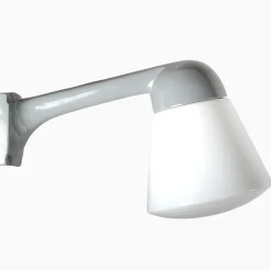 Lampa Funkis 1950 Grå Vinklad Kon