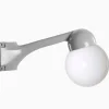 Lampa Funkis 1950 Hörn Grå Vinklad Klot