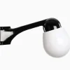 Lampa Funkis 1950 Hörn Svart Vinklad Päron