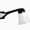 Lampa Funkis 1950 Hörn Svart Vinklad Kon