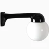 Lampa Funkis 1950 Svart Rak Klot