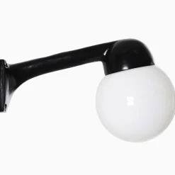 Lampa Funkis 1950 Svart Vinklad Klot