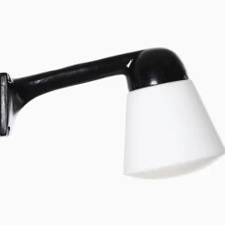 Lampa Funkis 1950 Svart Vinklad Kon