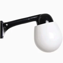 Lampa Funkis 1950 Svart Vinklad Päron