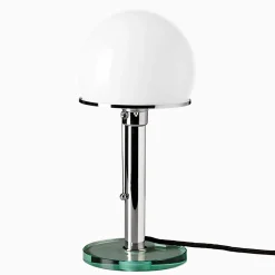 Lampa Wagenfeld förnicklad/glas