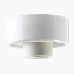 Lampsockel rak IP20 vit
