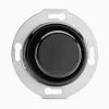 Led-dimmer svart bakelit insats 3-130 W