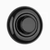 Led-dimmer svart porslin med ring 3-130 W