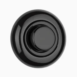 Led-dimmer svart porslin med ring 3-130 W