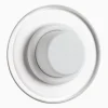 Led-dimmer vit med glasring 3-35 W