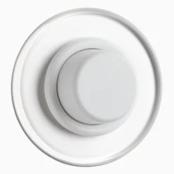 Led-dimmer vit med glasring 3-130 W