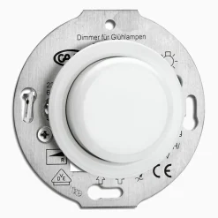 Led-dimmer vit porslin insats 3-35 W