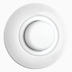 Led-dimmer vit porslin med ring 3-35 W