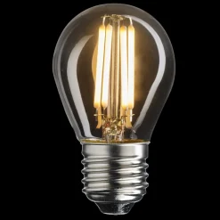 Ledlampa klot klar E27 300 lumen