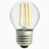 Ledlampa 3-steg klot klar E27 420 lumen