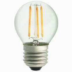 Ledlampa 3-steg klot klar E27 420 lumen