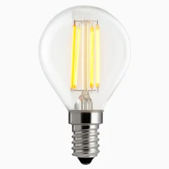 Ledlampa 3-steg klot klar E14 420 lumen
