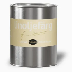 Ljusgul linoljefärg provburk