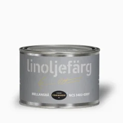 Mellangrå linoljefärg provburk