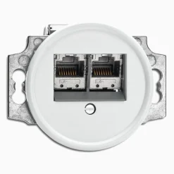 Modularuttag vit insats