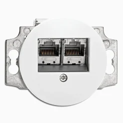 Modularuttag vit porslin insats