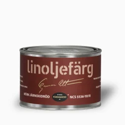 Mörk Järnoxidröd linoljefärg 500 ml