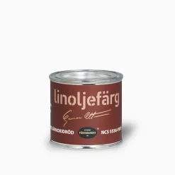 Mörk Järnoxidröd linoljefärg 500 ml