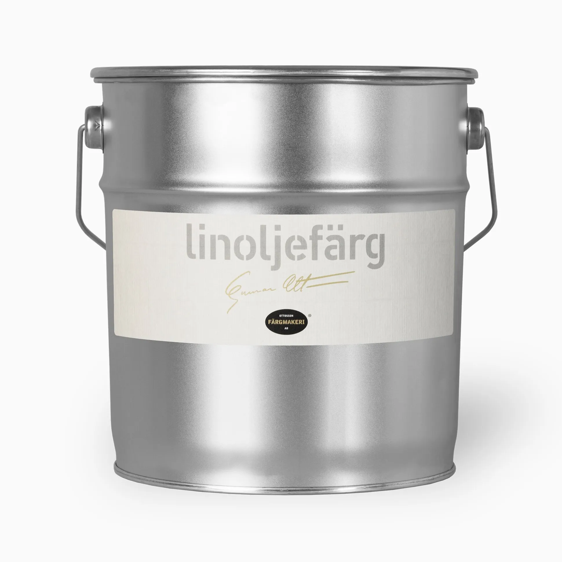 Mörk Järnoxidröd linoljefärg 500 ml
