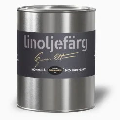Mörkgrå linoljefärg 500 ml