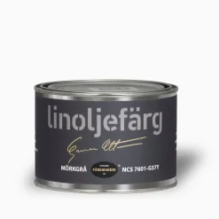 Mörkgrå linoljefärg 500 ml