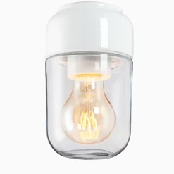 Ohm 100 H170 vit med opalglas - E27