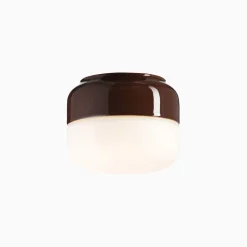 Ohm 140 H115 vit med opalglas - Ledmodul 3000K