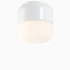 Ohm 100 H110 vit med opalglas- G9