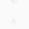 Ohm pendel 100 H155 vit med opalglas - G9