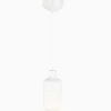 Ohm pendel 100 H215 vit med opalglas - E27