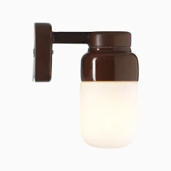Ohm Wall 100 H210 vit med opalglas - E27