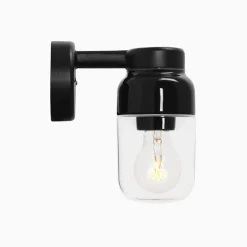 Ohm Wall 100 H210 vit med opalglas - E27