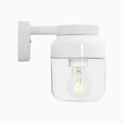 Ohm Wall 140 H205 vit med opalglas - E27