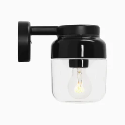 Ohm Wall 140 H205 vit med opalglas - E27