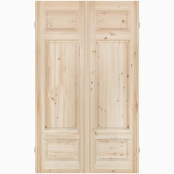 Parspegeldörr med karm 3-spegel L M13x21 - Höger