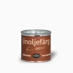 Rödockra 1A-Abricot linoljefärg 500 ml
