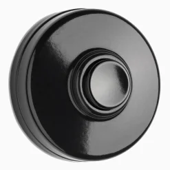 Ringledningsknapp Dranger bakelit svart