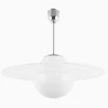 Saturnuslampa variant förnicklad mässing 550 mm