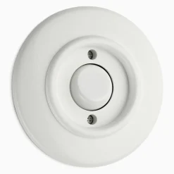 Signalknapp vit med ring